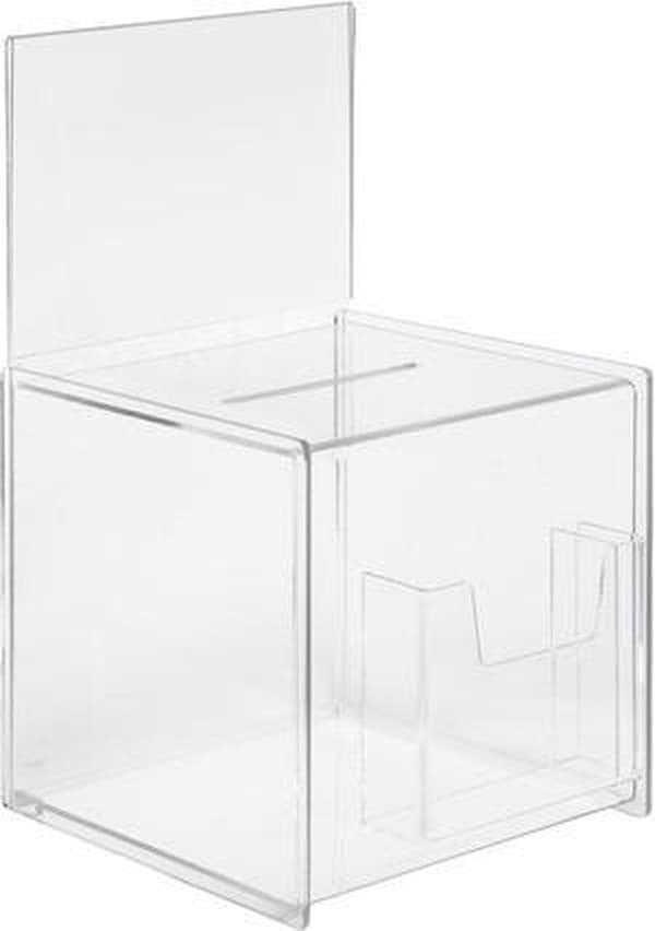action box Sigel transparent med mappeholder 21x36x21mm cm + indsats til A5 SI-VA152