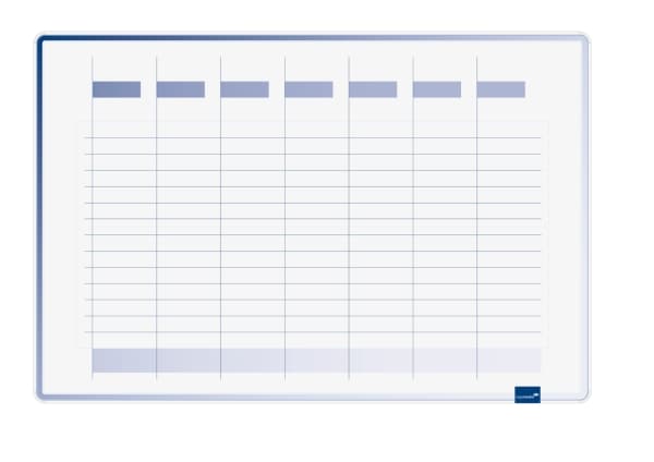 Whiteboard Legamaster Accent, veckoplanerare