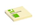 Miniatyrbild 2 av 2: Anteckningsblock med lim 100 ark Q-Connect gult papper L76xB76xH10mm, 12 st/pk