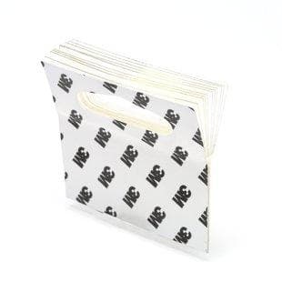 3M ScotchPad Hang-Tabs 1075, deltaperforering, 50,8 x 50,8 mm selvklæbende bøjler til ophængning af produktpræsentation (1075)