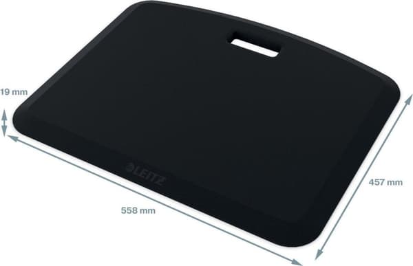 Leitz Ergo Cozy Ergonomic Anti-Fatigue Mat - Idealisk för sitt-/ståbord - Idealisk för kontor och hemmakontor - Velvet Grey