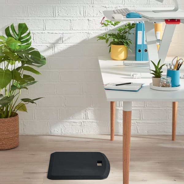 Leitz Ergo Cozy Ergonomic Anti-Fatigue Mat - Idealisk för sitt-/ståbord - Idealisk för kontor och hemmakontor - Velvet Grey