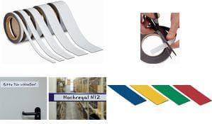 MAUL magnettejp, 30 mm x 10 m, tjocklek: 1 mm, grön etikettband som kan skrivas på, icke-permanent markör - 1 st (6524555)