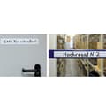 Miniatyrbillede 3 af 3: Maul 6523902 Identifikationstape, magnetisk, 3000 mm x 5 cm, 1 mm, hvid