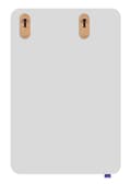 Pikkukuva 3 / 5: Legamaster WOODEN valkotaulun paperikoukut magneettiset 2kpl. (7-122825)