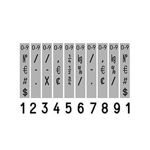 trodat-numeroleima Professional 4.0 55510, 10-numeroinen kotelo: harjattua ruostumatonta terästä, kädensijan väri: musta, - 1 kpl (120202)