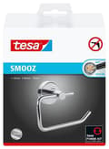 Miniatyrbild 4 av 8: Tesa Smooz Toalettrullehållare utan klaff 13,5x15,5x8,5cm borr Självhäftande Förkromad Metallkrom