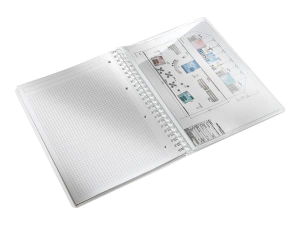 Leitz 46380036, Kuvio, Sininen, A4, 80 arkkia, 80 g/m², Pehmeäkantinen