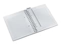 Miniatyrbilde 1 av 5: Leitz WOW - Notisbok - spiralbundet - A5 (148 x 210 mm) - 80 ark / 160 sider - rutet - 2 hull - hvit - polypropylen (PP)