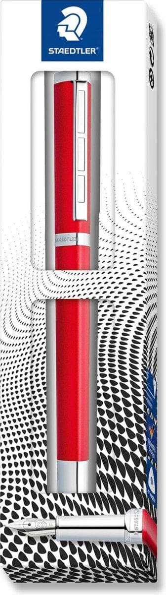 STAEDTLER triplus fyldepen F-spids, rød krop