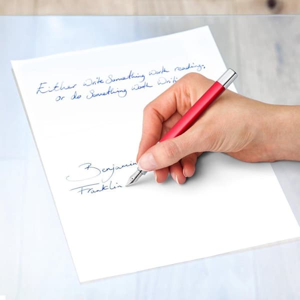 STAEDTLER triplus fyldepen F-spids, rød krop