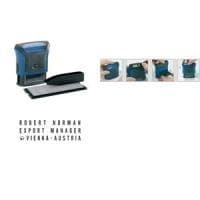 trodat textstämpelmaskin Typo Printy Set 4911, 3 rader - för marknaden: D - L - A - CH (51 49511)