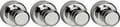 Miniatyrbild 4 av 6: Maul neodymmagnet (Ø xh) 20 mm x 24 mm Kon Silver 4 st 6168896