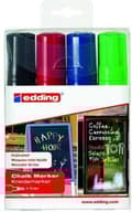 Miniatyrbild 6 av 8: Edding e-4090 4-4090-4999 Kritmarkör Svart, Röd, Blå, Grön 4 mm, 15 mm