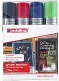 Miniatyrbild 8 av 8: Edding e-4090 4-4090-4999 Kritmarkör Svart, Röd, Blå, Grön 4 mm, 15 mm