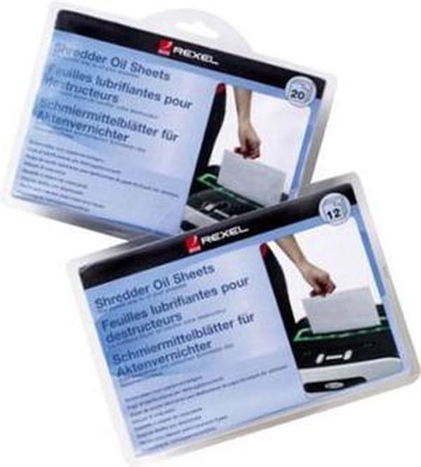 Rexel-öljyarkit paperisilppuriin - 12 kpl