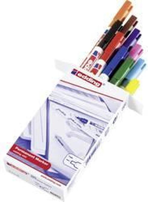 Edding 400 - permanent tusch - skrivebordssæt - assorteret - 10 stk