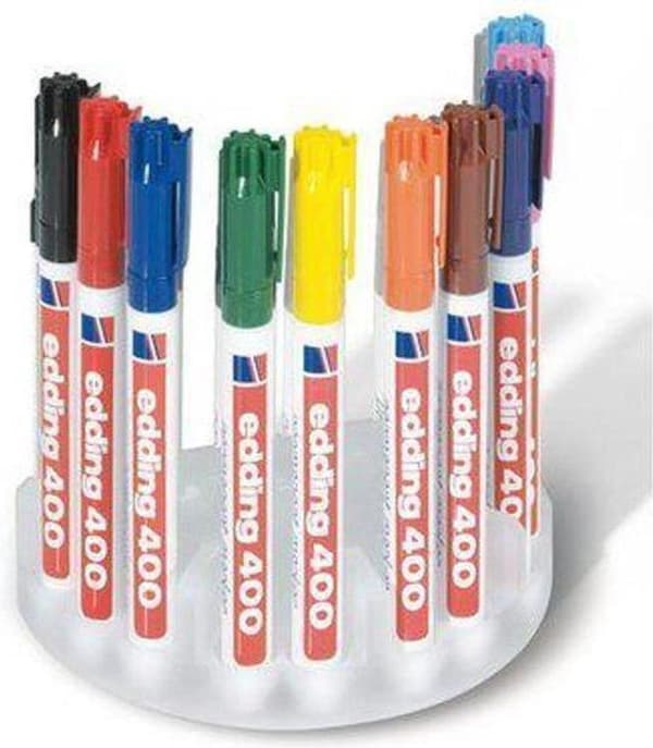 Edding 400 - permanent tusch - skrivebordssæt - assorteret - 10 stk