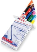 Miniatyrbillede 2 af 5: Edding 400 - permanent tusch - skrivebordssæt - assorteret - 10 stk