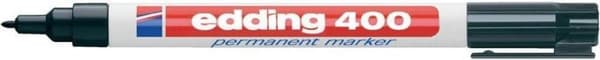 Edding 400 Permanent markør Sort, rund spids 1 mm