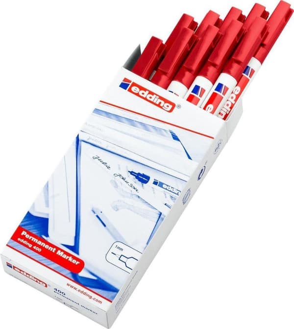 Edding 400 Permanent Marker Rød