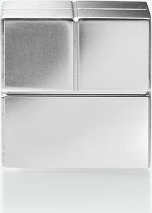 magneetti lasilevyyn Sigel 20x20x20mm hopea erittäin vahva 1 kpl SI-GL196
