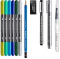 Miniatyrbillede 2 af 3: Staedtler akvarel- og håndbogstavssæt