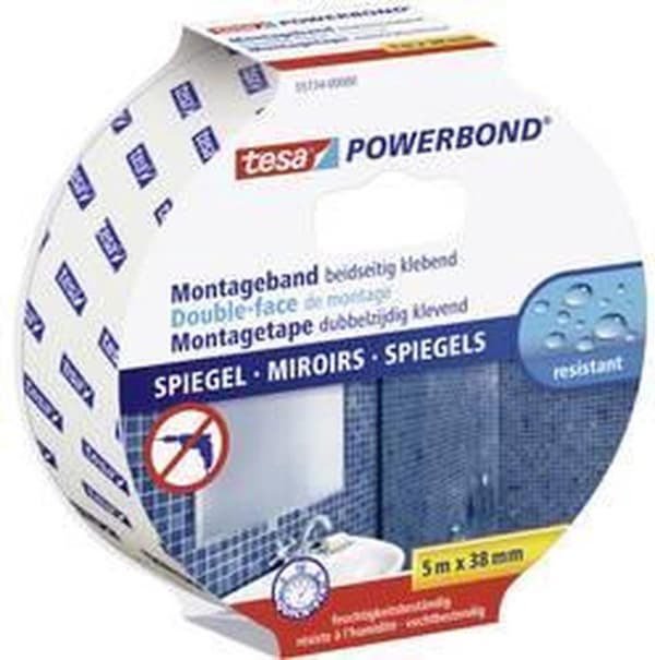 Tesa Mirrors -asennusteippi - 5 mx 38 mm