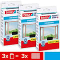 Miniatyrbild 2 av 6: tesa Insect Stop STANDARD flugnät för fönster i en förpackning om 3 - insektsskydd kan skäras till - myggskydd utan borrning - 3 st flugnät antracit -