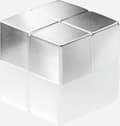 Pikkukuva 4 / 8: magneetti lasilevyyn Sigel 20x20x10mm hopea erittäin vahva 1 kpl SI-GL195