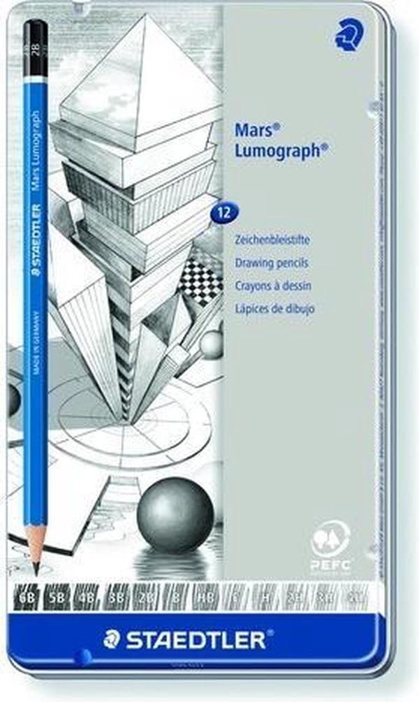 Mars Lumograph blyant - sæt 12 stk