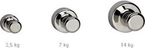 Maul Neodyymimagneetti (Ø xh) 15 mm x 20 mm kartio hopea 4 kpl 6168796