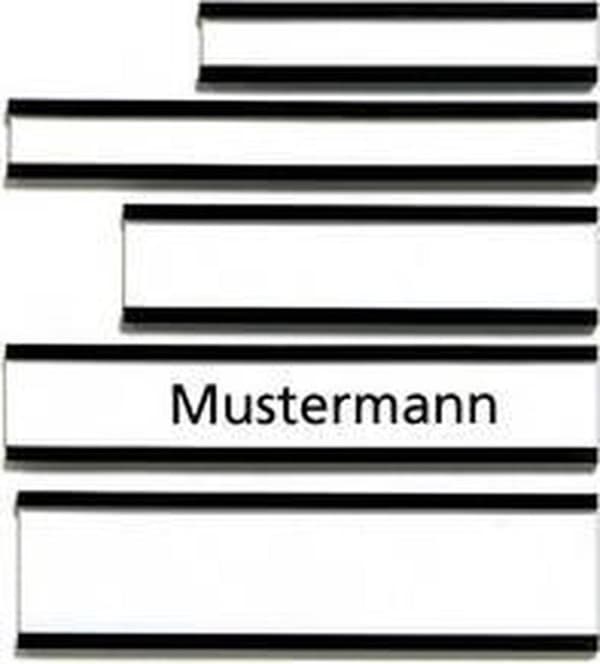 FRANKEN Magnetplade C-profil skiltning, 75 x 50 mm