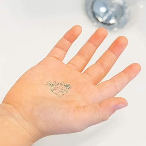 Trodat Die Olchis Muddy Paws-stempel med spil til børn - dreng, aftryk Grøn, 171463