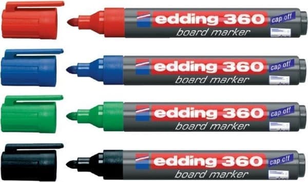 Edding 360 Whiteboard Marker Rød