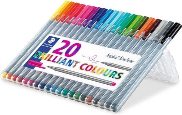 Triplus fineliner - Æske 20 stk