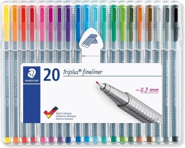 Triplus fineliner - Æske 20 stk