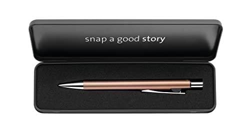 Pelikan kuglepen Snap Metalic K10 kobber i etui Blue Clip-on Medium 1 stk (821261)