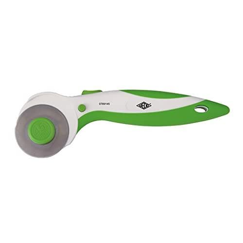 WEDO 789145 Comfortline roterande kniv med glidmekanism för exakta snitt 45 mm diameter grön vanlig