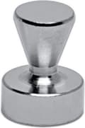 Pikkukuva 6 / 6: Maul Neodyymimagneetti (halkaisija XH) 12mm x 16mm kartio hopea 5kpl 6168696