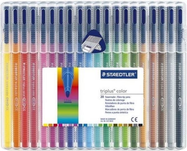 Triplus farve farvepen - Æske 20 stk