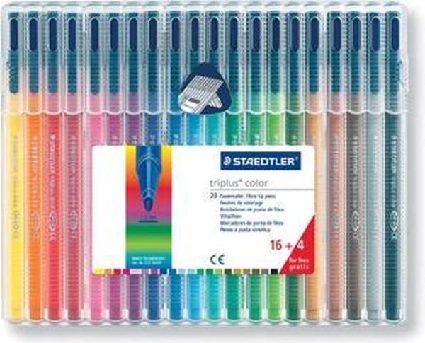 Triplus farve farvepen - Æske 20 stk
