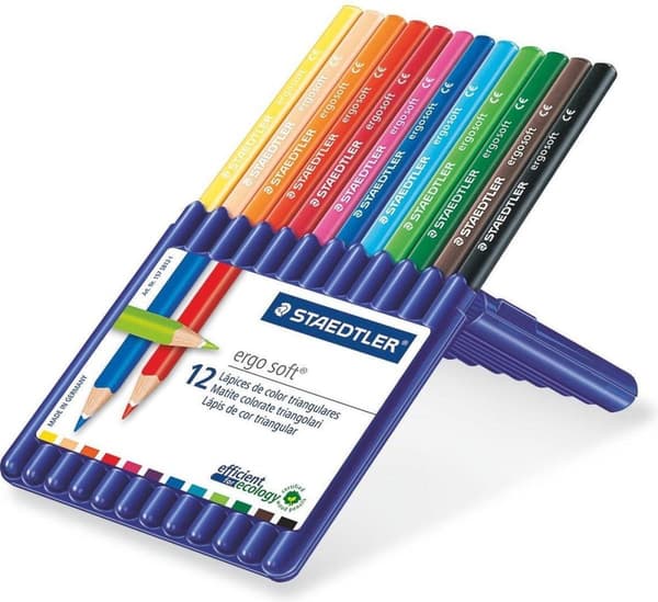 Ergosoft färgpenna - Box 12 st