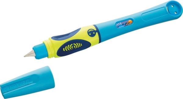 Pelikan fyldepen griffix P2NBL NeonFreshBlue Venstre. paphylster