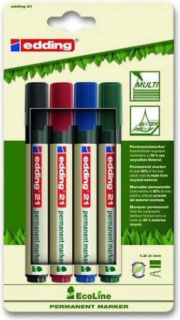 Edding 21 Ecoline Permanent Marker Grøn