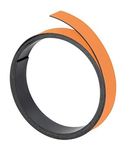 Magneettiteippi 5mmx100cm oranssi itseleikkautuvaan muotoon (M801 05)