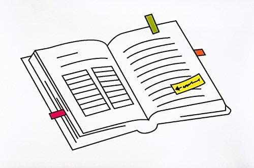3M Post-it Notes-markører i etui, Ultra Colors, 4 x 50 ark (670-4U)