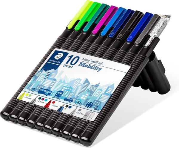 STAEDTLER triplus multi set liikkuvuussetti 10 kpl