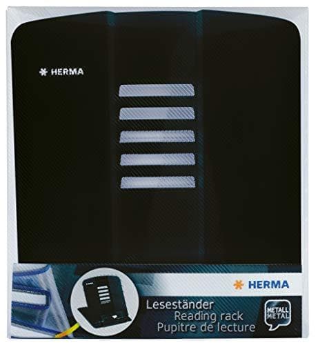 HERMA läsställ XL, tillverkat av metall, svart stabilt läsställ i storlek XL, med halkfria knoppar, - 1 st (19972)
