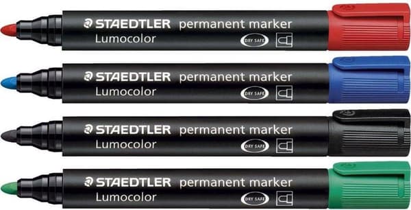 10x Filtpenna Staedtler Rund svart 2mm